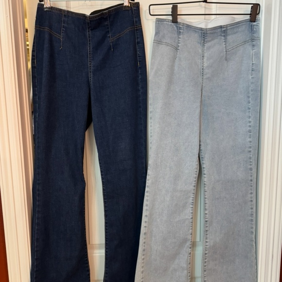 Knox Rose Denim Flare Jeans - Picture 1 of 9